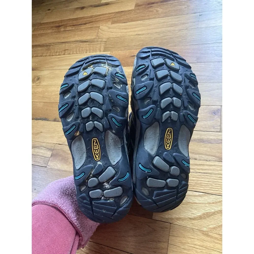 KEEN Koven Womens Trail Hiking Shoes Size 6 Brown Leather Gorpcore Utility